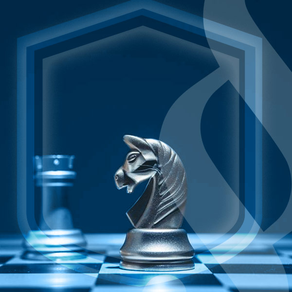 Ilustracja przedstawiająca figurę szachową ze strony Agnieszki Kryńskiej